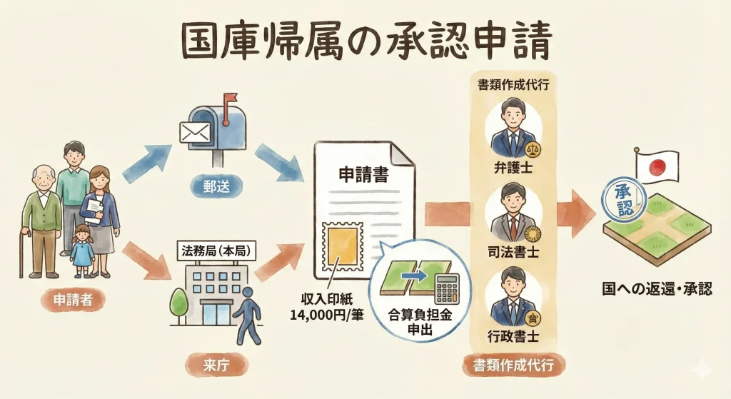 国庫帰属の承認申請