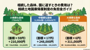 相続した森林、国に返すときの費用は？