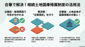 合筆で解決！相続土地国庫帰属制度の活用法