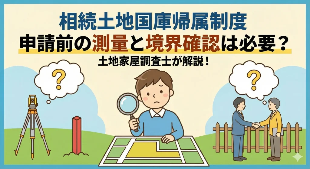 申請前の測量と境界確認は必要?