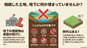 相続した土地、地下に何か埋まっていませんか？