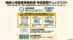 相続土地国庫帰属制度 申請書類チェックリスト