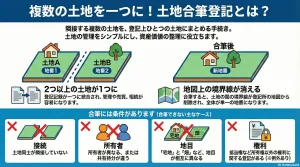 複数の土地を一つに！土地合筆登記とは？