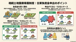 相続土地国庫帰属制度：合算負担金申出のポイント