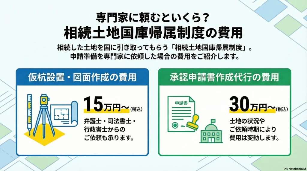 専門家に頼むといくら?相続土地国庫帰属制度の費用