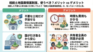 相続土地国庫帰属制度、使うべき？メリットvsデメリット