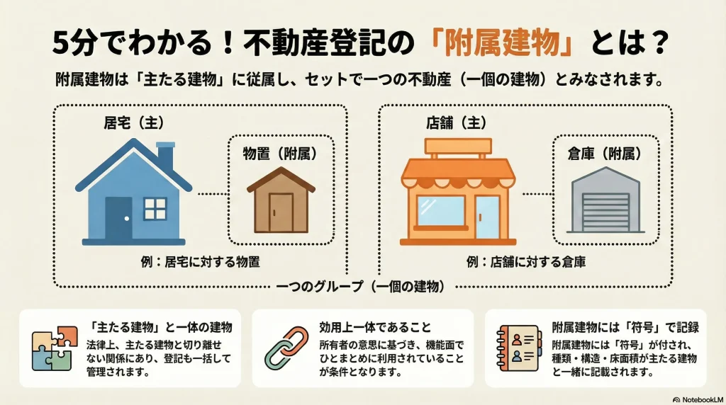 ５分でわかる！不動産登記の「付属建物」とは？