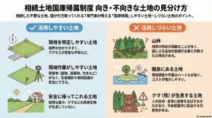 相続土地国庫帰属制度 向き・不向きな土地の見分け方