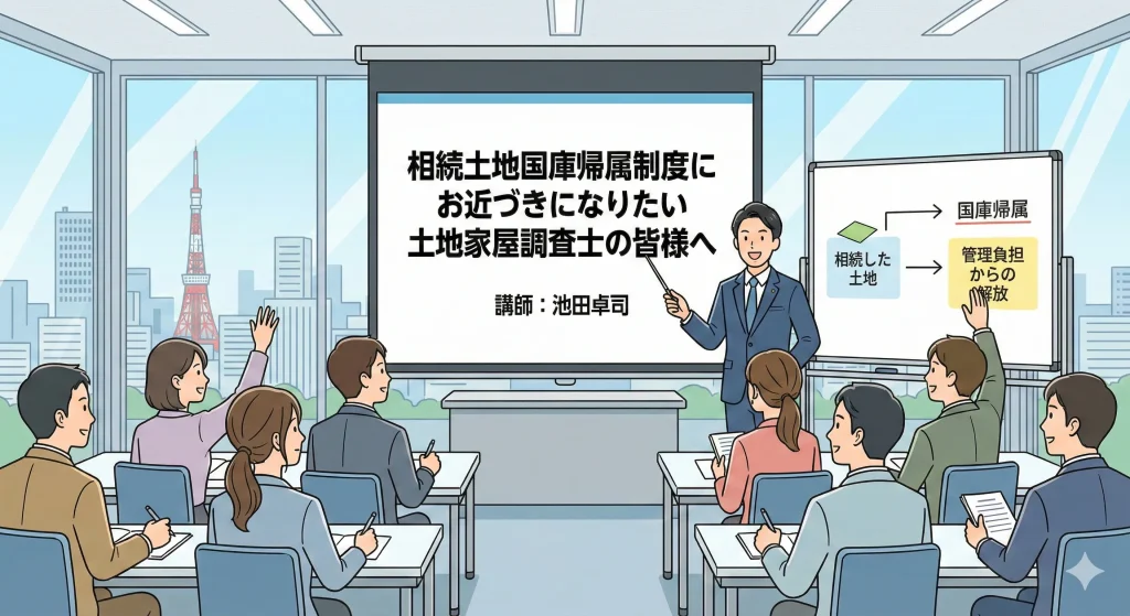相続土地国庫帰属制度にお近づきになりたい土地家屋調査士の皆様へ