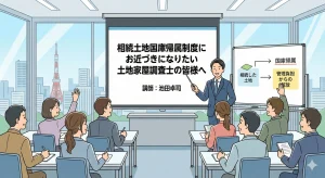 相続土地国庫帰属制度にお近づきになりたい土地家屋調査士の皆様へ