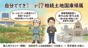 自分でできるのか！？相続土地国庫帰属
