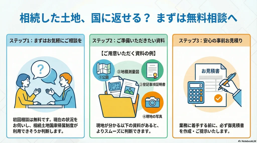 相続した土地、国に返せる？ まずは無料相談へ