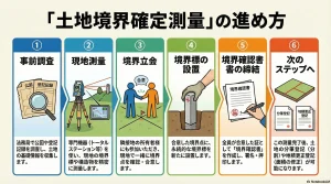 「土地境界確定測量」の進め方