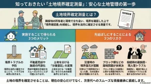 知っておきたい「土地境界確定測量」：安心な土地管理の第一歩