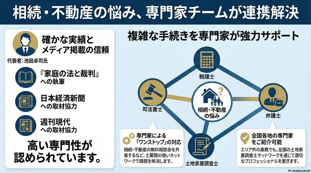 相続・不動産の悩み、専門家チームが連携解決