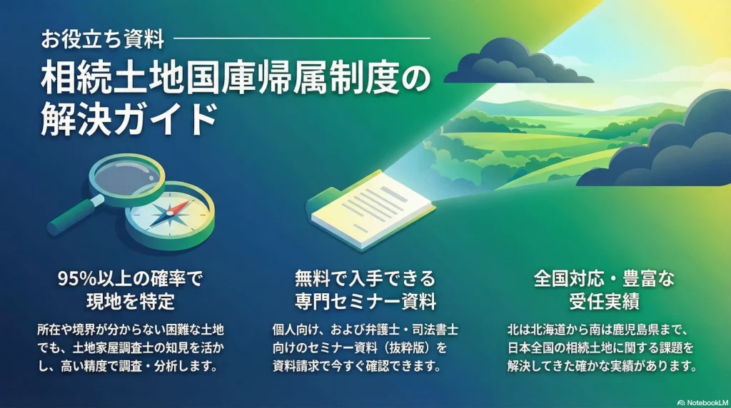 お役立ち資料：相続土地国庫帰属制度の解決ガイド