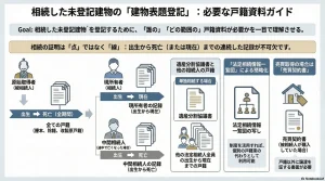 相続した未登記建物の「建物表題登記」：必要な戸籍資料ガイド